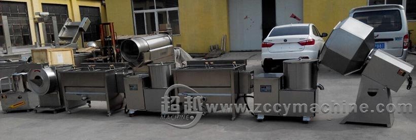 Semi Automatic French Fries Processing Line