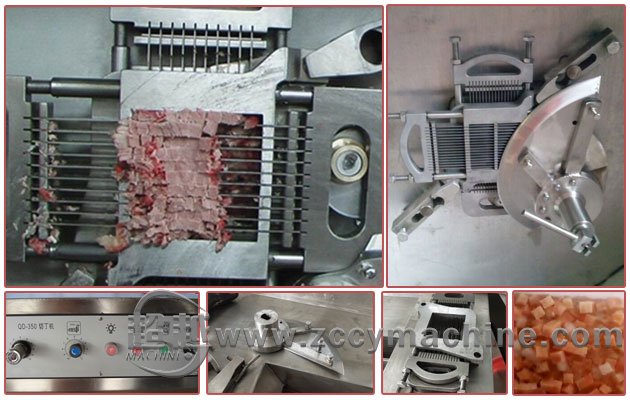 Meat Cube Cutting Machine